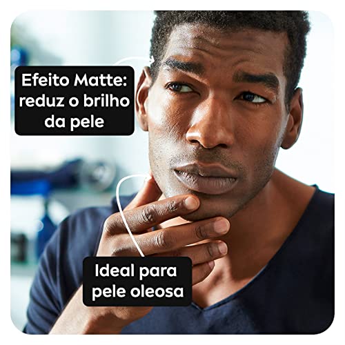 NIVEA MEN Hidratante Facial Deep Masculino 50ml - Hidratação suave, textura em gel, sensação refresc