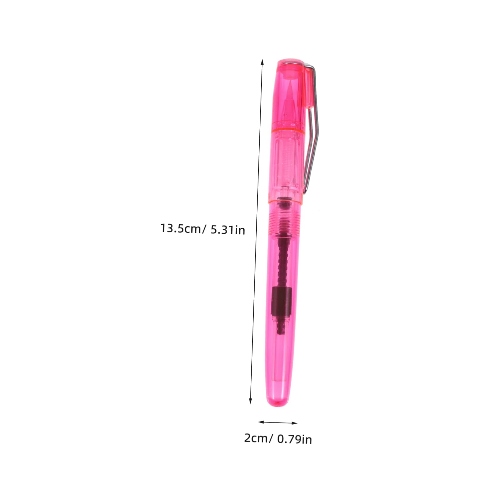 Holibanna Chinese Calligraphy Set 2pcs Fountain Style Soft Brush Pen Ink Brush Pen