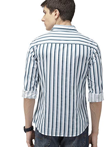 The Indian Garage Co Men Slim Fit Striped Shirts - Image 4