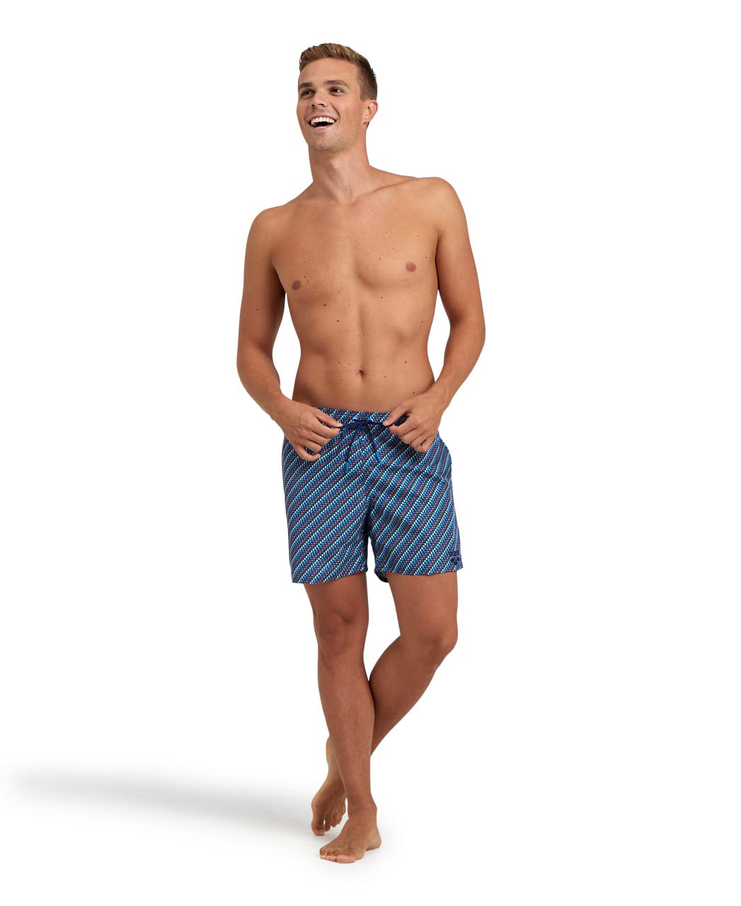 ARENA Men's Beach Boxer Allover Swim Trunks Hombre