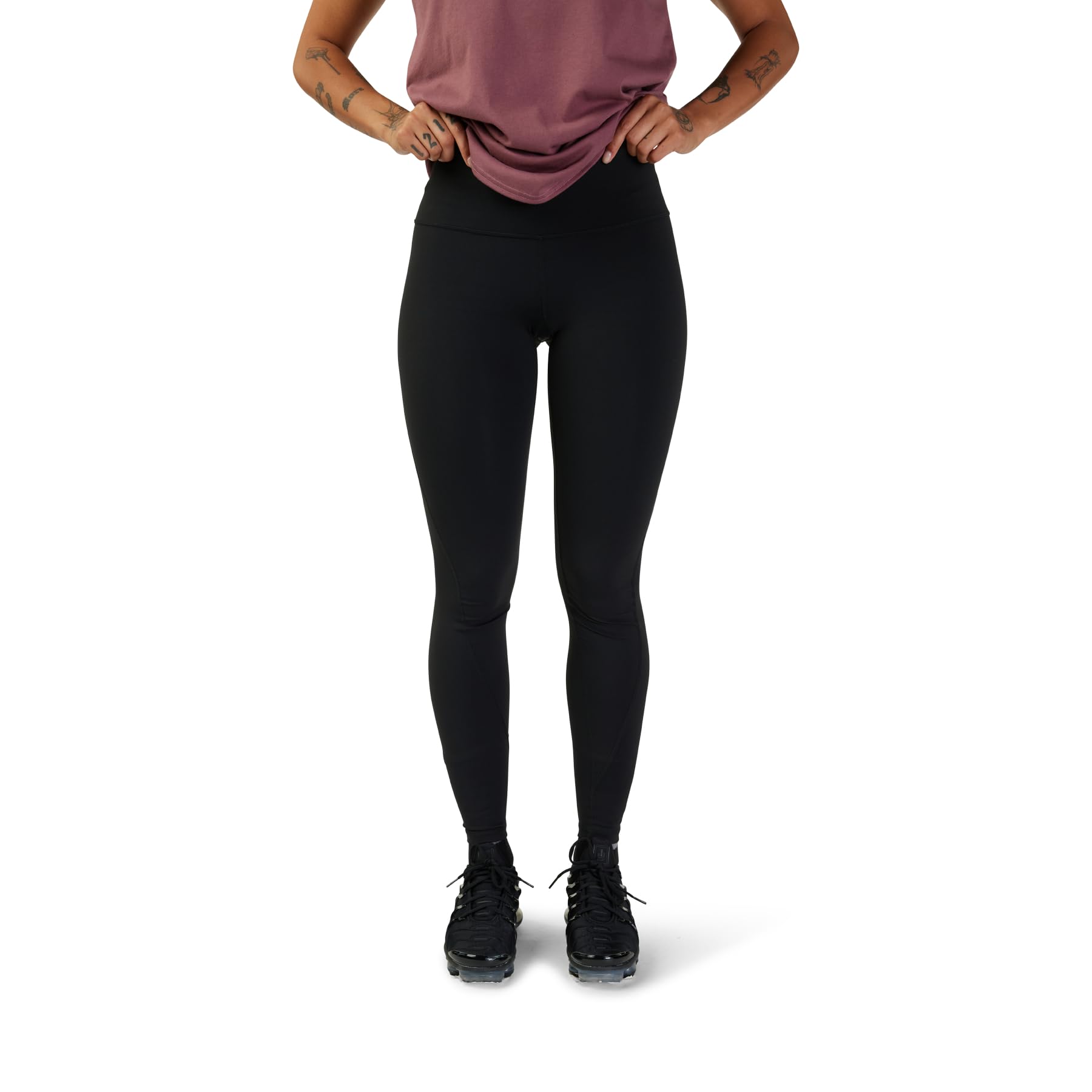 FOX Absolute Black Leggings, Black/White, M