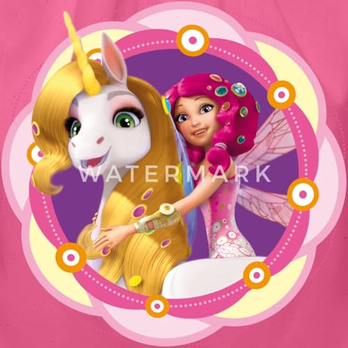 Spreadshirt Mia And Me Unicorn Onchao And Mia Cotton Drawstring Bag, One Size, pink2