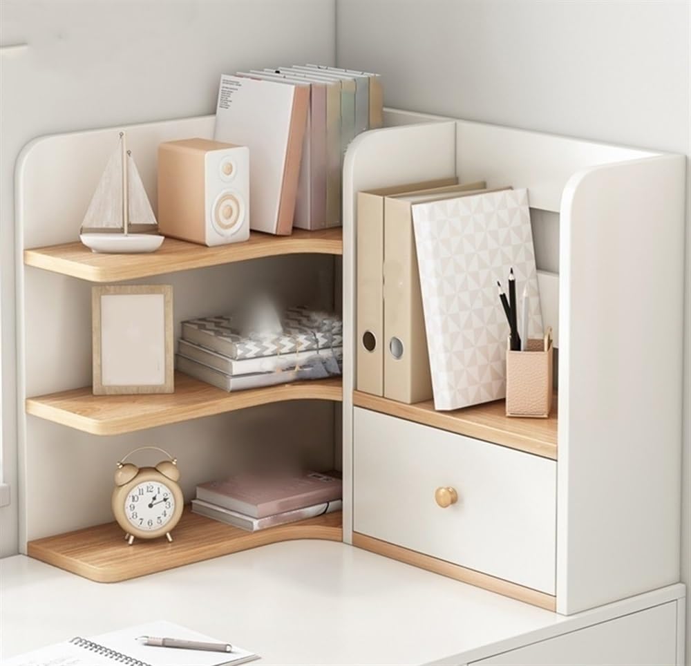 Gabinetes de almacenamiento de madera con acabados elegantes para encimeras