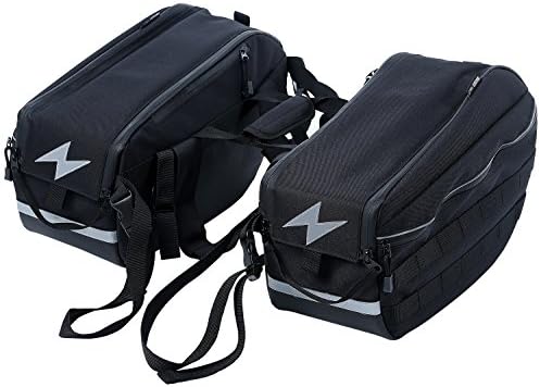 Extremeworld Motorcycle Saddlebags #B9113(Black)