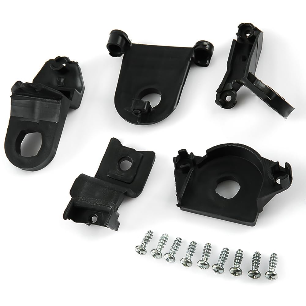 ROBUST Kit de Reparación de Soporte de Lengüeta de Faro Delantero de Coche Lado Derecho del Conductor para Seat Leon 5F0998226 2013 en Adelante