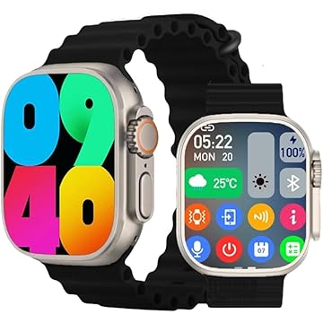 Relógio Inteligente Hw9 Ultra Max Series 9 2023: Tela Amoled, GPS, Resistente à Água, Conectividade Bluetooth e Notificações em Tempo Real, Ideal para Esporte e Fitness