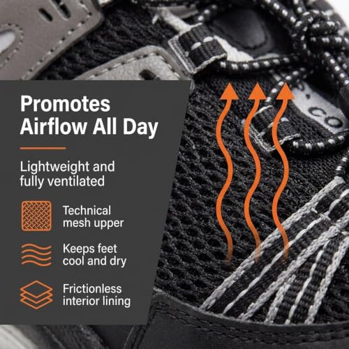 Image of Dr. Comfort Performance Men's No-Tie Orthopedic Walking Shoes, Breathable Diabetic Sneakers with Removable Insoles