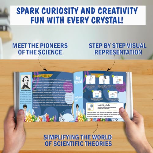 Image of HOTKEI Crystal Growing Science Experiment Kit Games Birthday Gift Toys for Boys Girls Kids Age 8 9 10 12 14 15 Years Old DIY STEM Educational Learning Science Project Kit Box for Kids