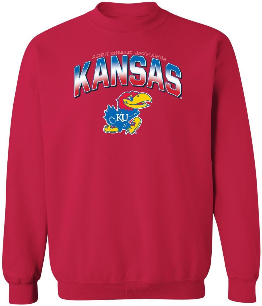 CornBorn Kansas Sweatshirt - KU Crewneck Sweatshirt - Pick Your Design