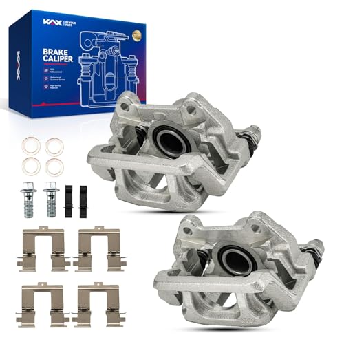 Image of KAX Disc Brake Caliper Assembly Fit for Honda Pilot 2009 2010 2011 2012 2013 2014 2015, Rear Side