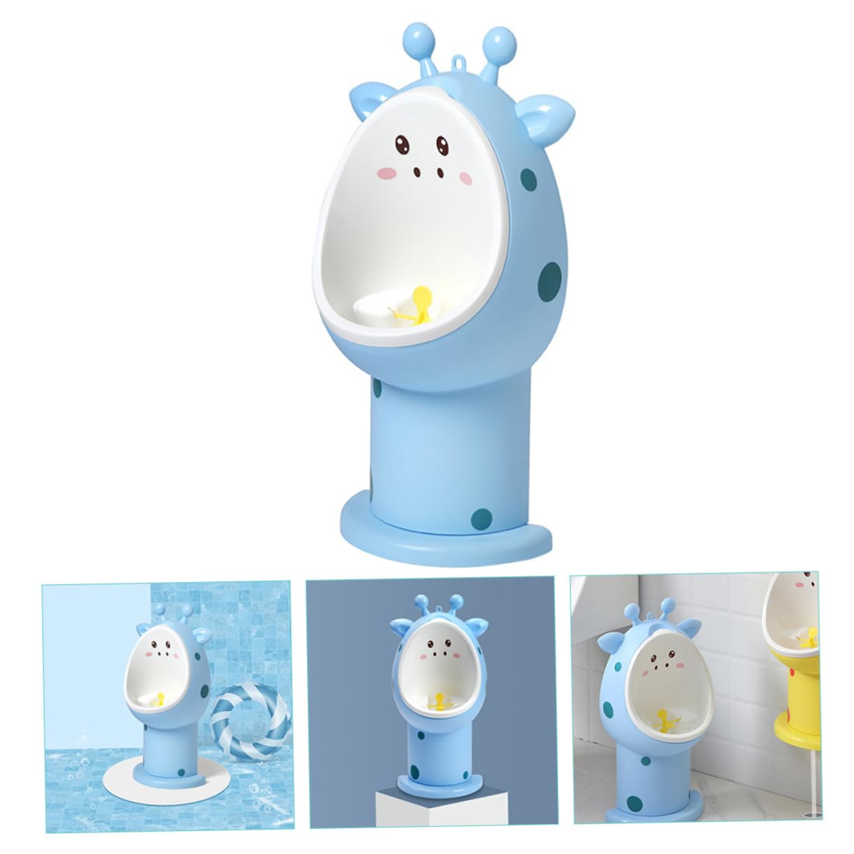 Hohopeti Orinal Infantil Para Orinal De Entrenamiento Divertido Giraffe Training Urinal Para Baño De Limpiar Material Para