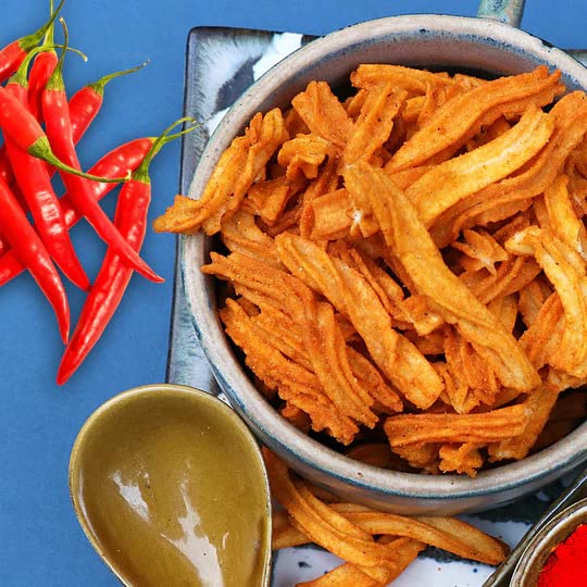 GO HUNGRY Maharashtrian Snacks SOYA Stick (Schezwan SOYA Sticks 200g