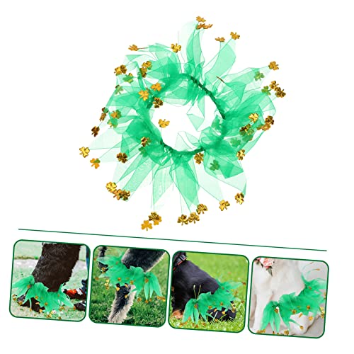 Toddmomy Vestido De Malha Para Animais De Estimação Saia Tutu Verde Para Cães Vestido De Cachorro Sa
