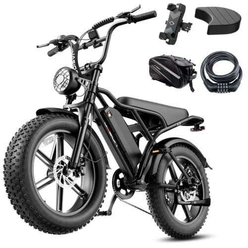 Jasion RetroVolt Electric Bike for Adults, 2000W Peak Motor, 30MPH E-Bike image 3