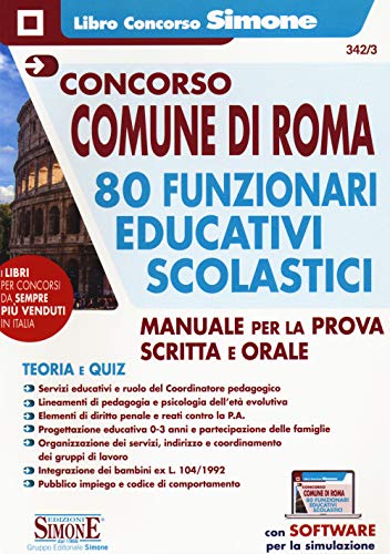Concorso Comune di Roma 80 funzionari educativi scolastici