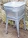 Square Wash Tub with stand and drain