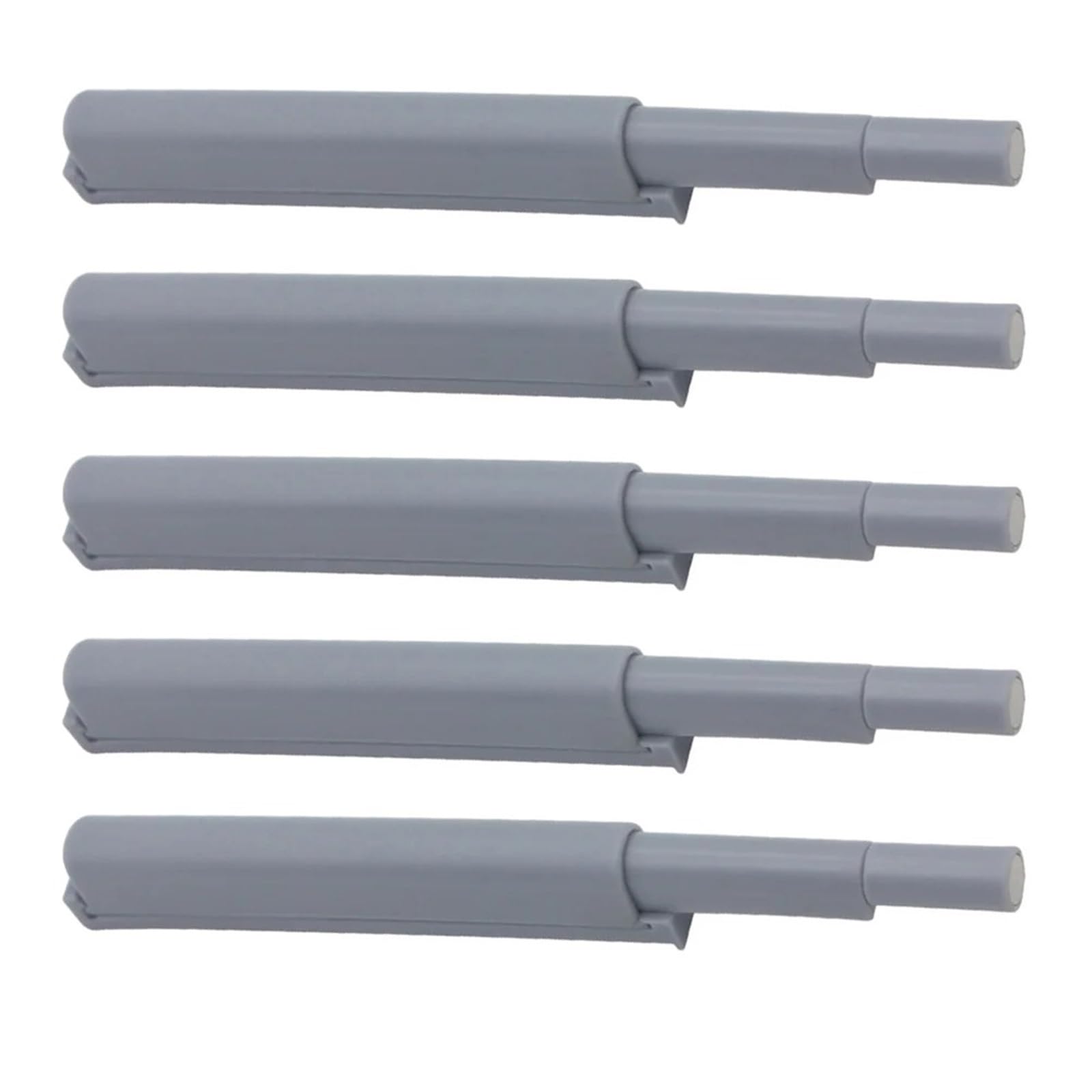 Yusuzh One Color 20Pcs Cabinet Door Touch Open Damper Buffer With Magnet Abs Drawer Hinges Furniture Hardware Rebound For Cupboard
