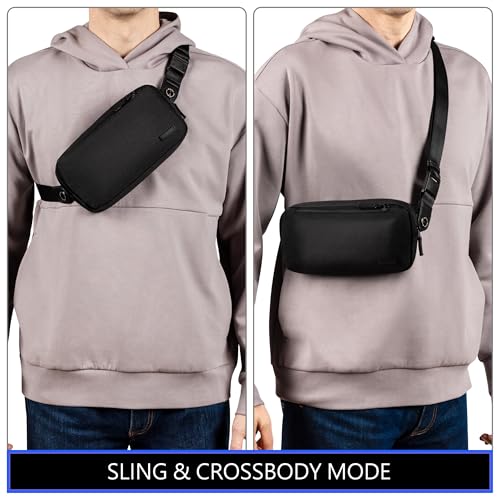 Image of Urban Core Sling Bag - Premium Minimalist EDC Crossbody with Titanium Hardware