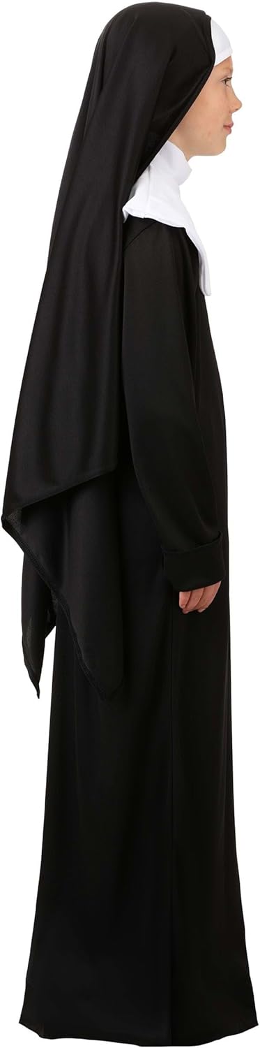 Kids Nun Costume; Catholic Sister robe for Girls - Image 7