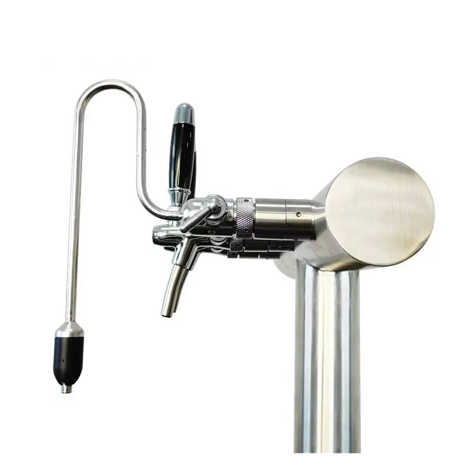 Distributeur de bière réglable en acier inoxydable 304 Befoamer, appareil au fond la tasse, robinet artisanal Homebrew Club Précis(4MP)