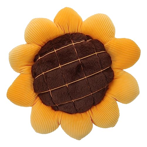 IWOWHERO Sunflower Pillow for Home Decorative Seat Pad Office Chair Pillow Comfortable Yoga Mat