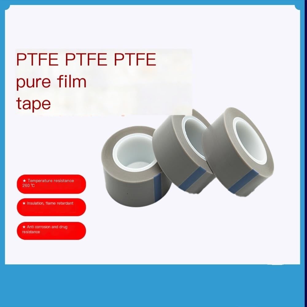 5 szt. Odporna na wysokie temperatury taśma teflonowa z folii PTFE - cienka taśma materiałowa do izolacji elektrycznej i osłony termicznej(0.18 * 40mm*10m)