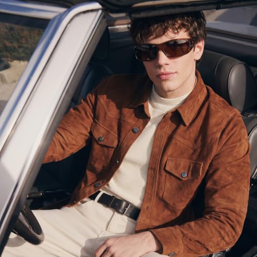Image of SIPHEW Mirrored Sunglasses Polarized Fit Over Glasses for Men&Women