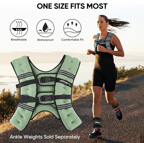 Image of APEXUP Weighted Vest Men Women, Weight Vest for Women Workout Equipment for Strength Training Running