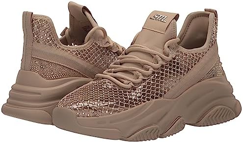 Steve Madden Women's Phantom Sneaker, Tan, 8 | Image 6