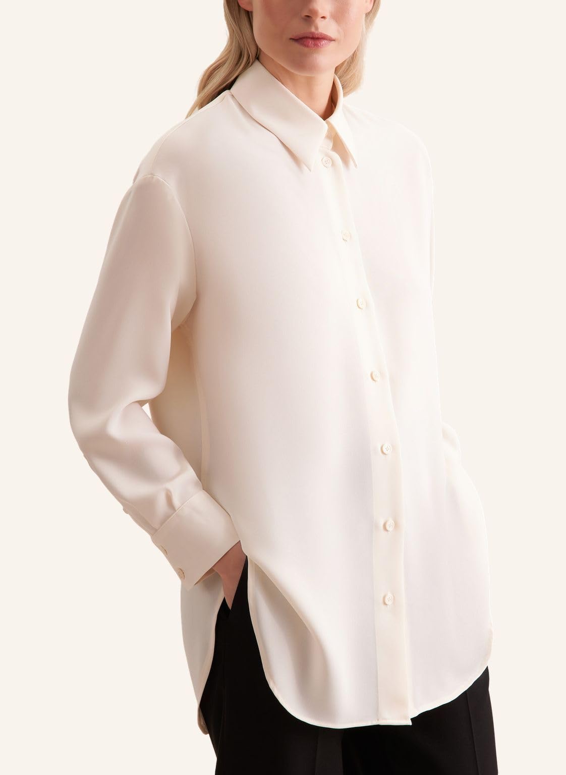 Seidensticker Oversized Fit Langarm Longbluse Blusas Mujer