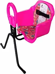 Cadeira De Bicicleta Dianteira Frontal Cadeirinha Luxo Cor:Pink