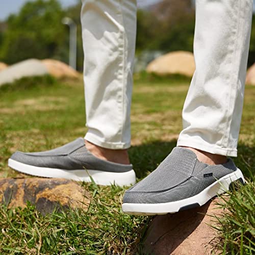 Image of OrthoComfoot Men's Orthopedic Slip-On Loafers Walking Shoes with Arch Support: Casual Plantar Fasciitis Slippers for Flat Feet, Comfortable Orthotic Shoes for Foot and Heel Pain Relief