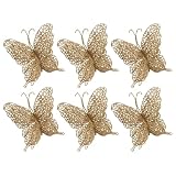 Glitzernder Schmetterling Weihnachten – Weihnachtsschmetterling, dekorativer...
