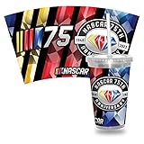 Rico Industries NASCAR Kevin Harvick Racing 16oz Clear Tumbler W/Straw, Officially Licensed for NASCAR Fans