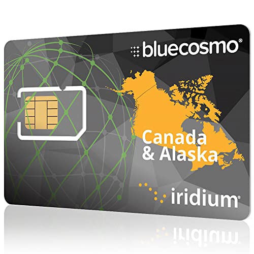 Image of BlueCosmo Iridium Canada Alaska Northern Lights Prepaid Plan 200 Minutes 6 Month Validity