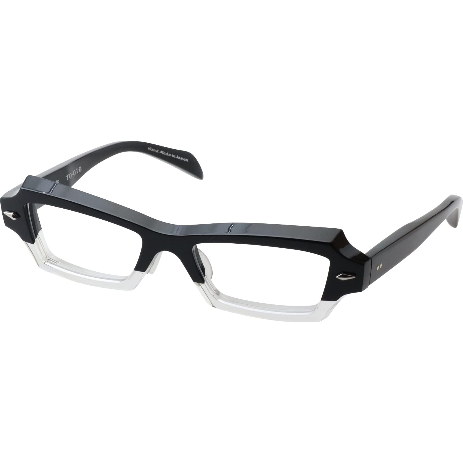 隆織] セルロイド 眼鏡 メガネ スクエア フレーム 鯖江 日本製 F-004 3