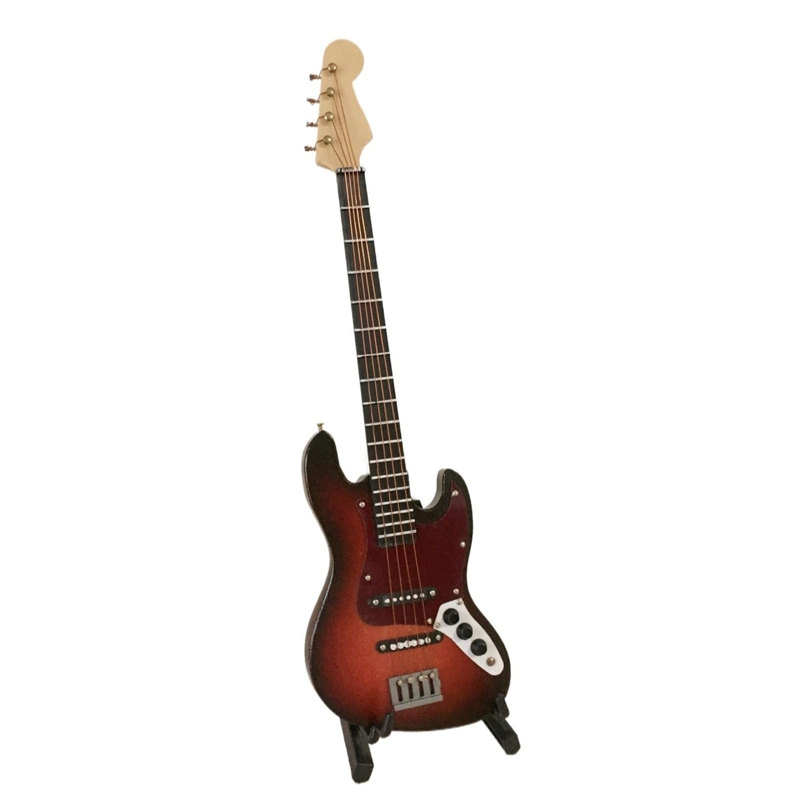 18cm Miniature Electric Guitar Model Ornament Musical Instrument Decor