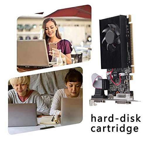 Image of GT 610 1G Ultra-Fast Graphics Card 1GB 64Bit DDR3 810 /500MHz PCI-E 1.1 X16 Desktop Small Chassis PC Gaming Graphics Card