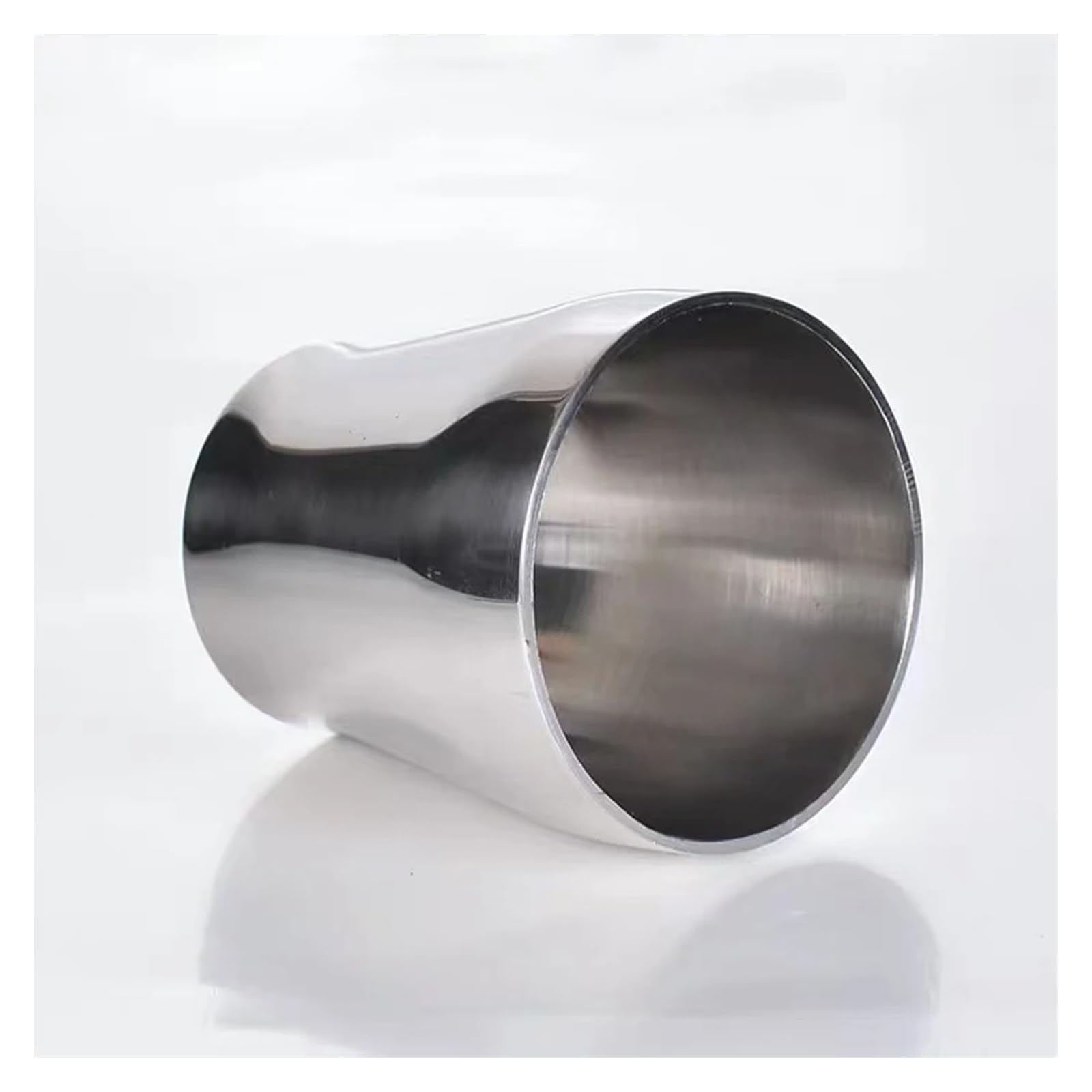 Adaptador de tubo de escape de 70mm a 34mm en acero inoxidable SS304 para soldadura a tope