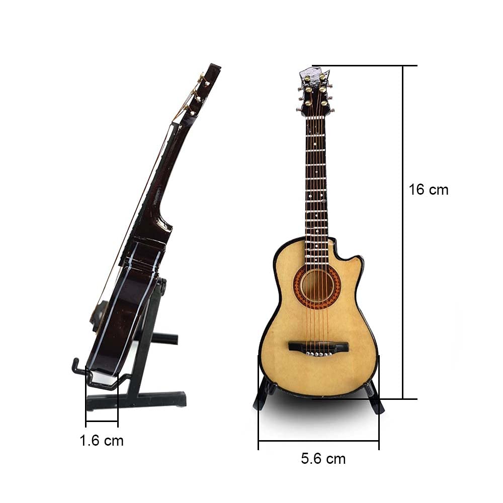Dioche Modèle De Guitare Avec Support Modèle De Guitare En Bois Mini