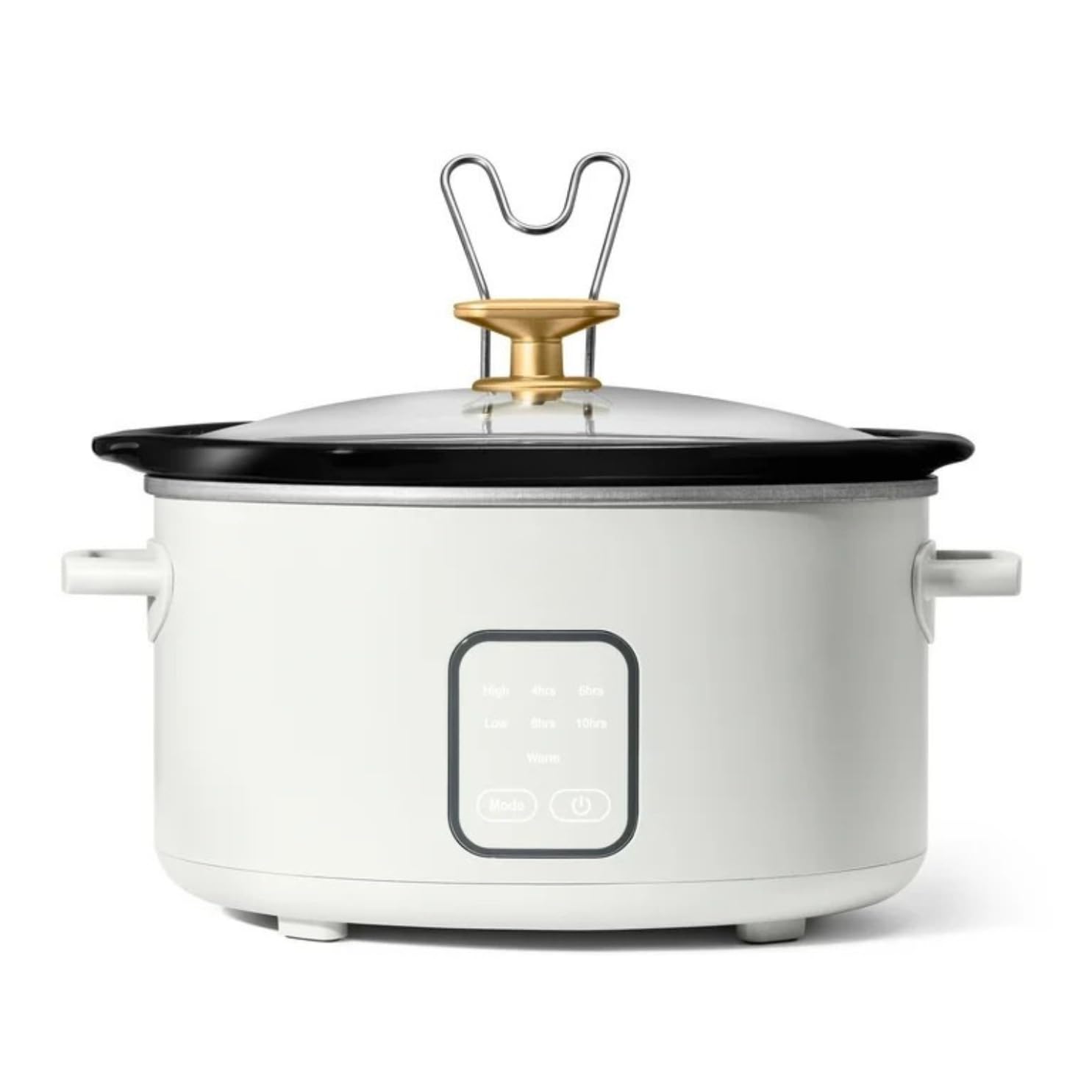 4 Quart Slow Cooker Touch-Activated Display Programmable Timer Dishwasher Safe Crock Pot