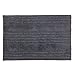 Produktbild Schöner Wohnen Kollektion Badematte 60 x 90 cm  beidseitig verwendbar  waschbarer Badvorleger anthrazit  Streifen  100% Baumwolle