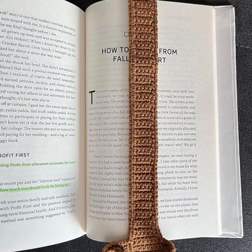 Dackel Lesezeichen, handgefertigt, gehäkelt, einzigartiges braunes Tierbuch / handgemachtes gehäkeltes Hundegeschirr, einzigartiges braunes Tierbuch