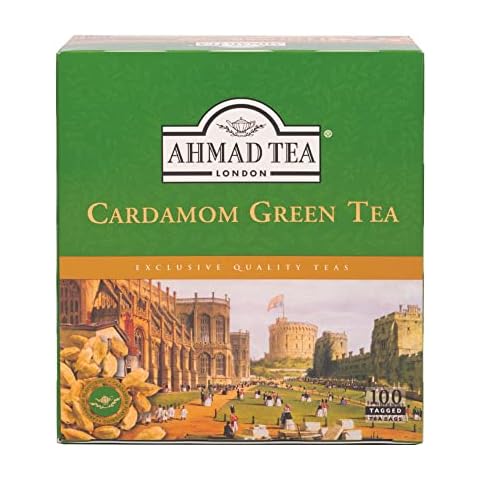 Ahmad Tea Cardamom Green Tea 100 Teabags Cover