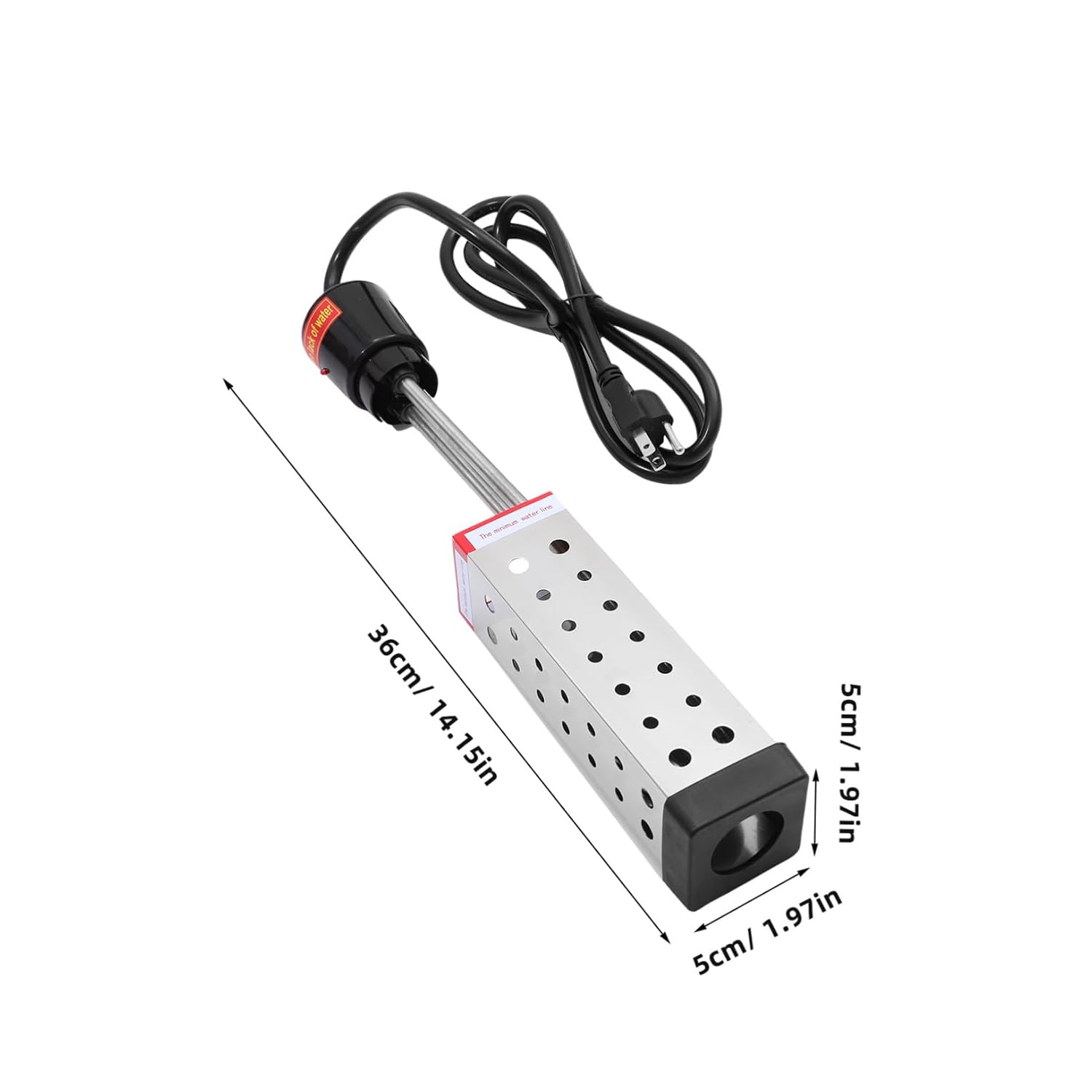 Happyyami Pool Water Heater Electric Swimming Pool Heating Pipe Immersion Heater