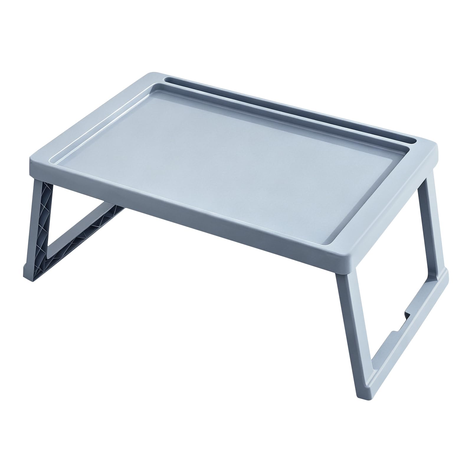 Plateau de petit-déjeuner en plastique pour le lit, peu encombrant, 65 x 26