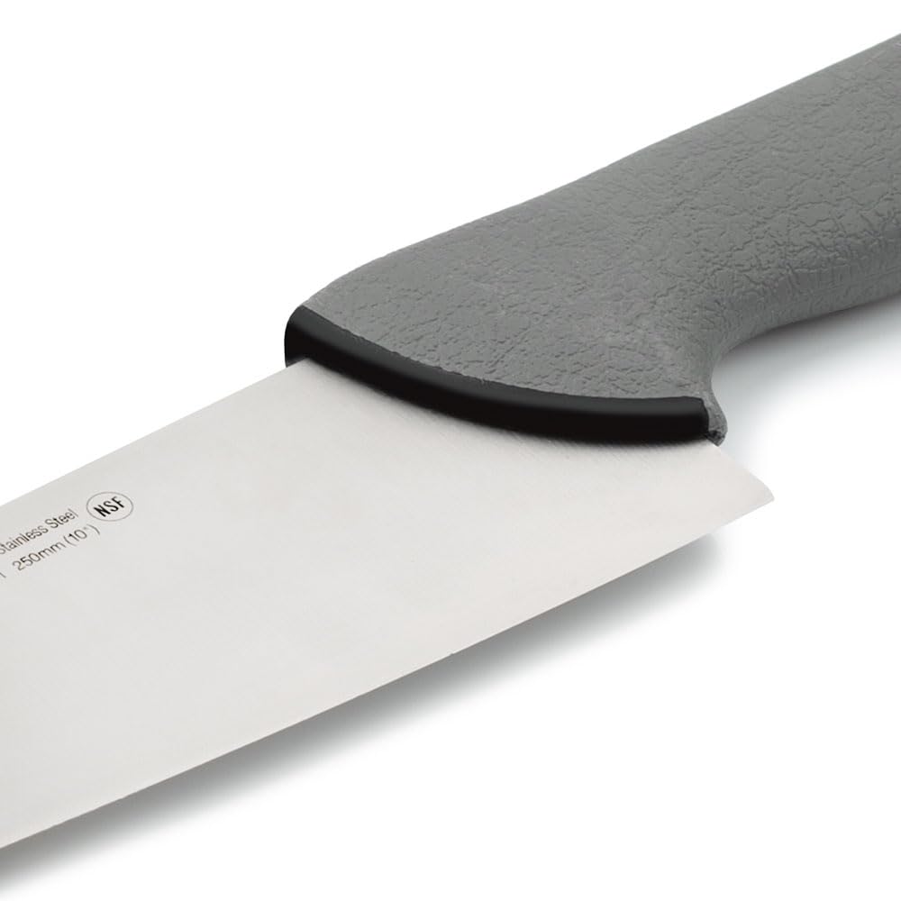 Arcos Serie Colour Proof, Coltello da Chef Coltello da Cucina, Lama Acciaio Inossidabile NITRUM 250 mm, Manico Polipropilene Coperto da Elastomer, Colore Nero