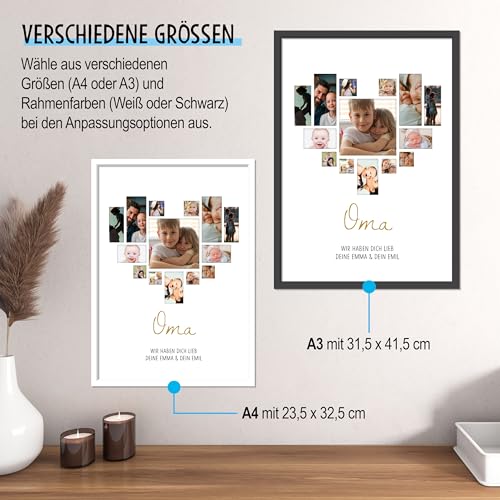 OWLBOOK® Personalisierte Geschenke für Oma Fotogeschenke für Oma Geschenke zum Geburtstag Geburtstagsgeschenke für Oma… – Ansicht 4