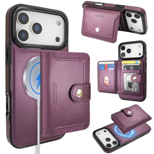 Coque Magsafe iPhone 17 Pro Max étui portefeuille 2 en 1 amovible anti-RFID