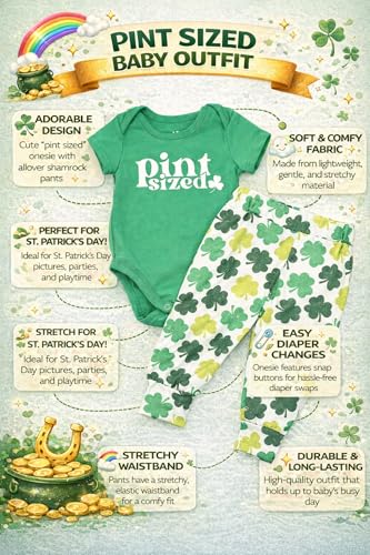 Image of Baby Boys Girls 2pc Outfit Set Short Sleeve Bodysuit with Pants